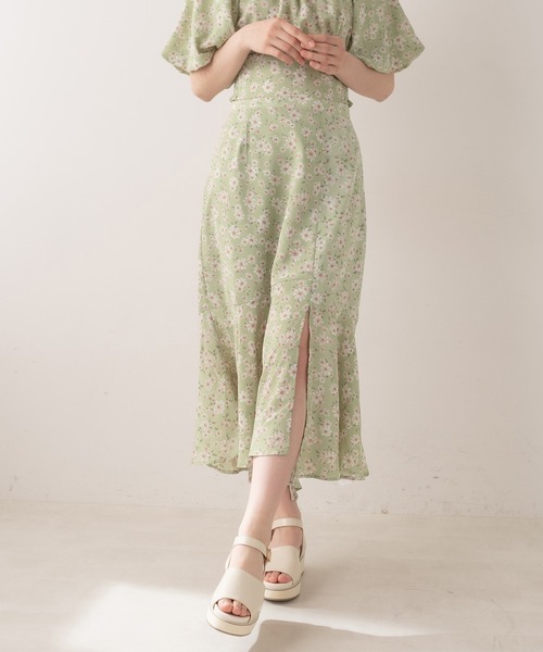 OLIVE des OLIVE（オリーブデオリーブ）の「マーガレットマーメイドスカート（スカート・レディース・ブラック/イエロー/ミント・FREE）」の14枚目の写真