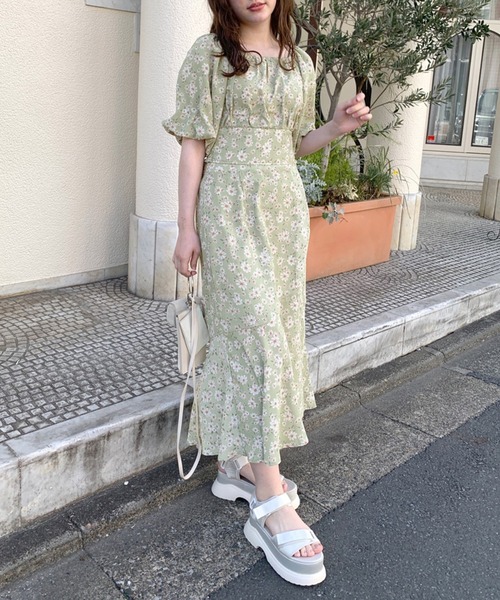 OLIVE des OLIVE（オリーブデオリーブ）の「マーガレットマーメイドスカート（スカート・レディース・ブラック/イエロー/ミント・FREE）」の17枚目の写真