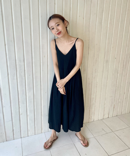 GIMME GIMME（ギミーギミー）の「【GIMME GIMME】Camisole long  dress gimw22s004（ワンピース・レディース・ブラック・S/L/M）」の11枚目の写真