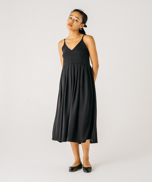 GIMME GIMME（ギミーギミー）の「【GIMME GIMME】Camisole long  dress gimw22s004（ワンピース・レディース・ブラック・S/L/M）」の14枚目の写真