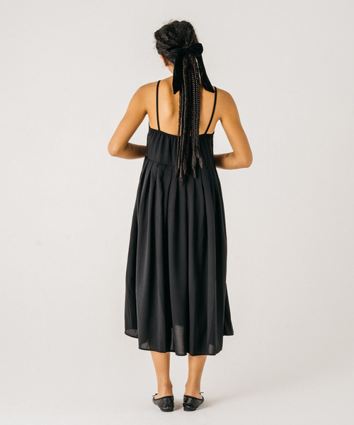 GIMME GIMME（ギミーギミー）の「【GIMME GIMME】Camisole long  dress gimw22s004（ワンピース・レディース・ブラック・S/L/M）」の2枚目の写真