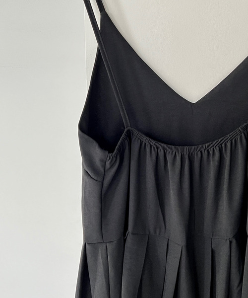 GIMME GIMME（ギミーギミー）の「【GIMME GIMME】Camisole long  dress gimw22s004（ワンピース・レディース・ブラック・S/L/M）」の12枚目の写真