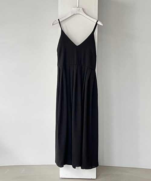 GIMME GIMME（ギミーギミー）の「【GIMME GIMME】Camisole long  dress gimw22s004（ワンピース・レディース・ブラック・S/L/M）」の9枚目の写真
