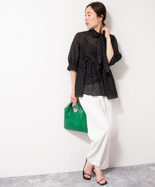 NOLLEY’S（ノーリーズ）の「抜き手ポシェット（ショルダーバッグ・レディース・イエロー/グリーン・FREE）」の14枚目の写真