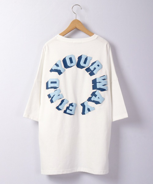 A.T,C in the attic homme(エーティーシーインジアティックオム)の「カレッジロゴ アップリケ ビッグシルエットTシャツ(Tシャツ/カットソー・メンズ・ホワイト/ブラック/ベージュ/イエロー/グリーン/グリーン系その他・L/XL/M)」の8枚目の写真