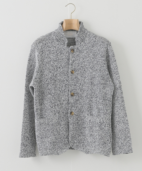 EDIFICE（エディフィス）の「ミックス プライ ニット カーディガン（カーディガン/ボレロ・メンズ・ネイビー/チョコ/ダークブルー・MEDIUM/LARGE）」の3枚目の写真