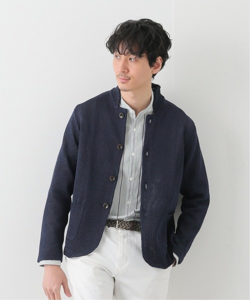 EDIFICE（エディフィス）の「ミックス プライ ニット カーディガン（カーディガン/ボレロ・メンズ・ネイビー/チョコ/ダークブルー・MEDIUM/LARGE）」の5枚目の写真