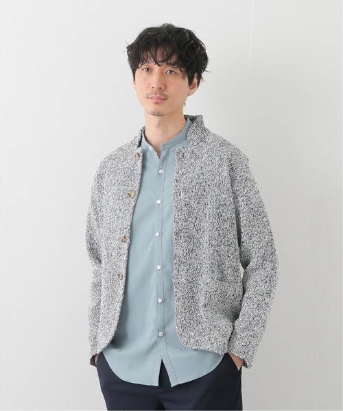 EDIFICE（エディフィス）の「ミックス プライ ニット カーディガン（カーディガン/ボレロ・メンズ・ネイビー/チョコ/ダークブルー・MEDIUM/LARGE）」の6枚目の写真