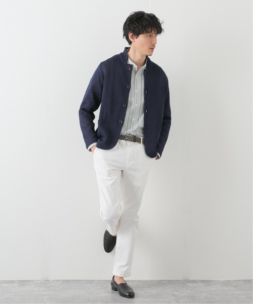 EDIFICE（エディフィス）の「ミックス プライ ニット カーディガン（カーディガン/ボレロ・メンズ・ネイビー/チョコ/ダークブルー・MEDIUM/LARGE）」の7枚目の写真