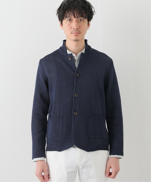 EDIFICE（エディフィス）の「ミックス プライ ニット カーディガン（カーディガン/ボレロ・メンズ・ネイビー/チョコ/ダークブルー・MEDIUM/LARGE）」の8枚目の写真