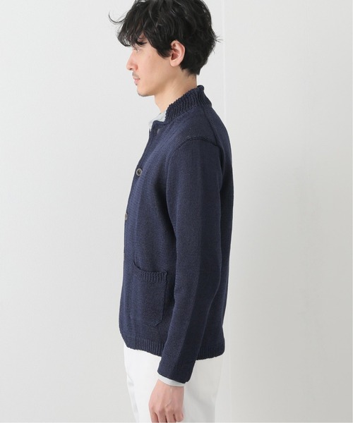EDIFICE（エディフィス）の「ミックス プライ ニット カーディガン（カーディガン/ボレロ・メンズ・ネイビー/チョコ/ダークブルー・MEDIUM/LARGE）」の9枚目の写真