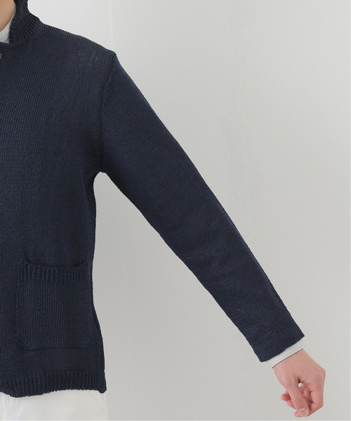 EDIFICE（エディフィス）の「ミックス プライ ニット カーディガン（カーディガン/ボレロ・メンズ・ネイビー/チョコ/ダークブルー・MEDIUM/LARGE）」の13枚目の写真