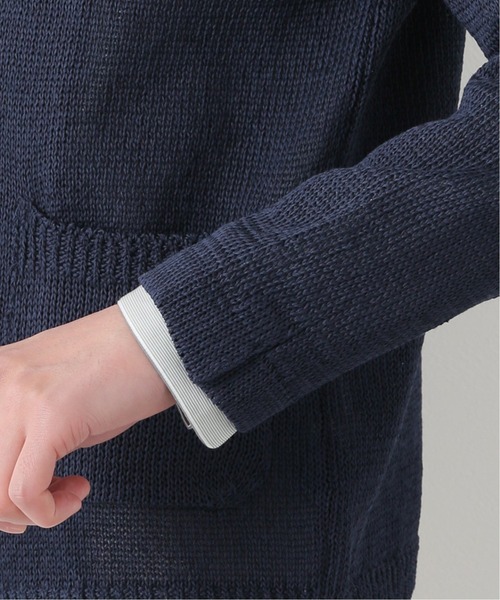 EDIFICE（エディフィス）の「ミックス プライ ニット カーディガン（カーディガン/ボレロ・メンズ・ネイビー/チョコ/ダークブルー・MEDIUM/LARGE）」の14枚目の写真