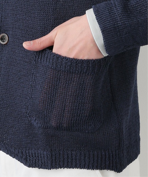 EDIFICE（エディフィス）の「ミックス プライ ニット カーディガン（カーディガン/ボレロ・メンズ・ネイビー/チョコ/ダークブルー・MEDIUM/LARGE）」の15枚目の写真