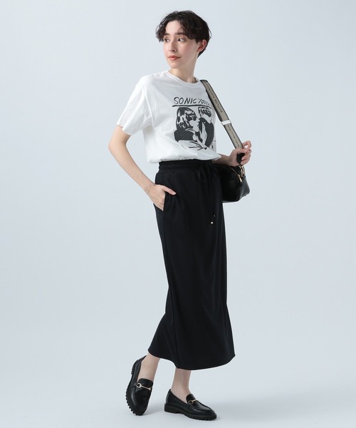 BAYFLOW（ベイフロー）の「ナローリブスカート（スカート・レディース・ブラック/ベージュ/カーキ・SMALL/MEDIUM）」の19枚目の写真