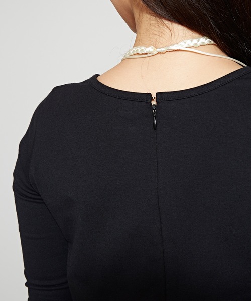 【セール】【Maunaloa】ラメティアレ楽屋着ワンピース5分袖（ワンピース）｜Maunaloa（マウナロア）