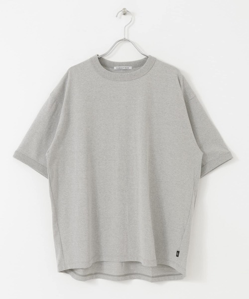 WORK NOT WORK URBAN RESEARCH（ワークノットワークアーバンリサーチ）の「WORK NOT WORK　Crew-Neck Jersey T-Shirts（Tシャツ/カットソー・メンズ・ネイビー/オフホワイト/グレー系その他/ベージュ系その他・SMALL/MEDIUM/LARGE/X-LARGE）」の2枚目の写真