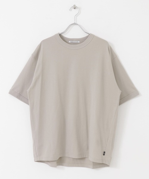 WORK NOT WORK URBAN RESEARCH（ワークノットワークアーバンリサーチ）の「WORK NOT WORK　Crew-Neck Jersey T-Shirts（Tシャツ/カットソー・メンズ・ネイビー/オフホワイト/グレー系その他/ベージュ系その他・SMALL/MEDIUM/LARGE/X-LARGE）」の3枚目の写真
