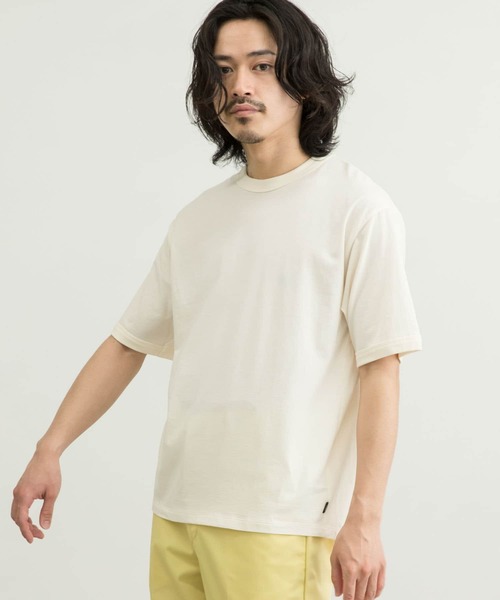 WORK NOT WORK URBAN RESEARCH（ワークノットワークアーバンリサーチ）の「WORK NOT WORK　Crew-Neck Jersey T-Shirts（Tシャツ/カットソー・メンズ・ネイビー/オフホワイト/グレー系その他/ベージュ系その他・SMALL/MEDIUM/LARGE/X-LARGE）」の7枚目の写真