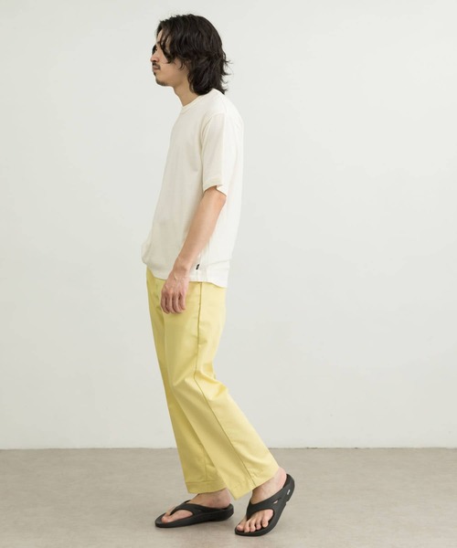 WORK NOT WORK URBAN RESEARCH（ワークノットワークアーバンリサーチ）の「WORK NOT WORK　Crew-Neck Jersey T-Shirts（Tシャツ/カットソー・メンズ・ネイビー/オフホワイト/グレー系その他/ベージュ系その他・SMALL/MEDIUM/LARGE/X-LARGE）」の9枚目の写真