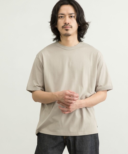 WORK NOT WORK URBAN RESEARCH（ワークノットワークアーバンリサーチ）の「WORK NOT WORK　Crew-Neck Jersey T-Shirts（Tシャツ/カットソー・メンズ・ネイビー/オフホワイト/グレー系その他/ベージュ系その他・SMALL/MEDIUM/LARGE/X-LARGE）」の11枚目の写真