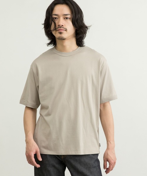 WORK NOT WORK URBAN RESEARCH（ワークノットワークアーバンリサーチ）の「WORK NOT WORK　Crew-Neck Jersey T-Shirts（Tシャツ/カットソー・メンズ・ネイビー/オフホワイト/グレー系その他/ベージュ系その他・SMALL/MEDIUM/LARGE/X-LARGE）」の12枚目の写真