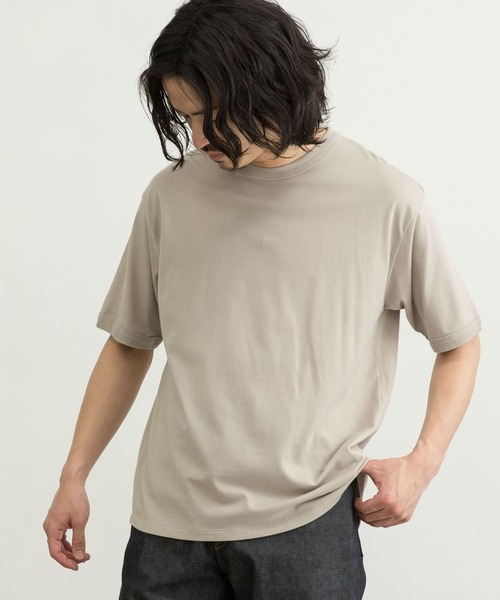 WORK NOT WORK URBAN RESEARCH（ワークノットワークアーバンリサーチ）の「WORK NOT WORK　Crew-Neck Jersey T-Shirts（Tシャツ/カットソー・メンズ・ネイビー/オフホワイト/グレー系その他/ベージュ系その他・SMALL/MEDIUM/LARGE/X-LARGE）」の13枚目の写真
