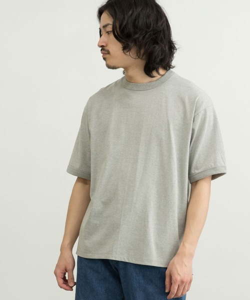 WORK NOT WORK URBAN RESEARCH（ワークノットワークアーバンリサーチ）の「WORK NOT WORK　Crew-Neck Jersey T-Shirts（Tシャツ/カットソー・メンズ・ネイビー/オフホワイト/グレー系その他/ベージュ系その他・SMALL/MEDIUM/LARGE/X-LARGE）」の17枚目の写真
