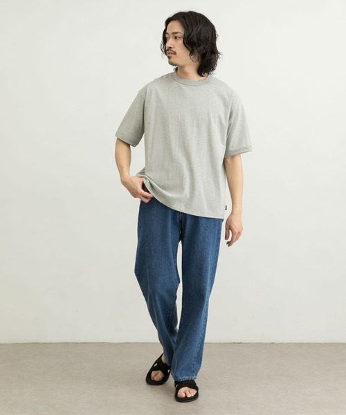 WORK NOT WORK URBAN RESEARCH（ワークノットワークアーバンリサーチ）の「WORK NOT WORK　Crew-Neck Jersey T-Shirts（Tシャツ/カットソー・メンズ・ネイビー/オフホワイト/グレー系その他/ベージュ系その他・SMALL/MEDIUM/LARGE/X-LARGE）」の18枚目の写真