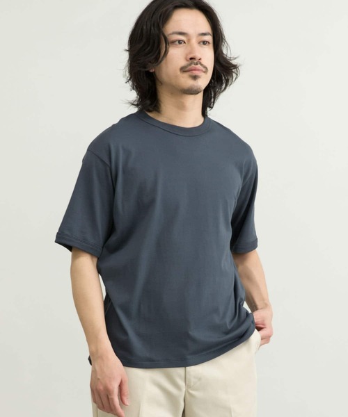 WORK NOT WORK URBAN RESEARCH（ワークノットワークアーバンリサーチ）の「WORK NOT WORK　Crew-Neck Jersey T-Shirts（Tシャツ/カットソー・メンズ・ネイビー/オフホワイト/グレー系その他/ベージュ系その他・SMALL/MEDIUM/LARGE/X-LARGE）」の21枚目の写真