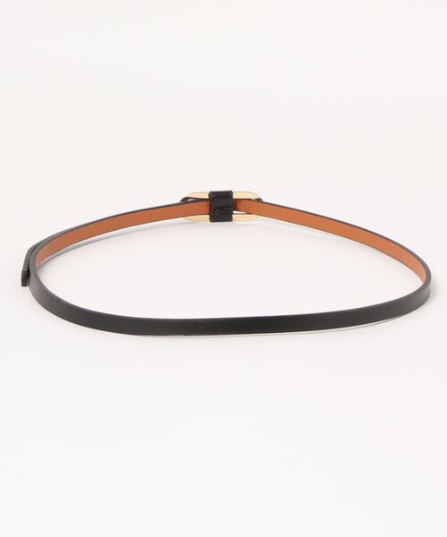 ROPE' PICNIC(ロペピクニック)の「10mmオーバルバックルスキニーサッシュベルト(ベルト・レディース・ブラック/ダークブラウン・FREE)」の5枚目の写真