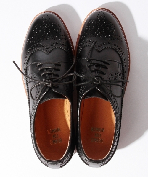 Ray BEAMS（レイビームス）の「Ray BEAMS / ウィングチップ シューズ（ドレスシューズ・レディース・ホワイト/ブラック・23.0cm/22.0cm/25.0cm/24.0cm）」の6枚目の写真