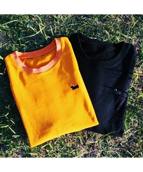 GGD（ジージーディー）の「osouji dog トレーナー（スウェット・レディース・ブラック/オレンジ・LARGE/MEDIUM）」の21枚目の写真