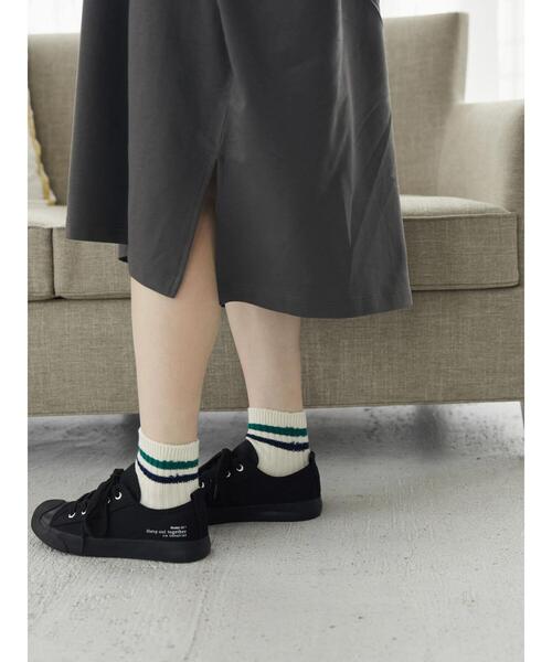 AMERICAN HOLIC（アメリカンホリック）の「キャンバスロゴスニーカー（スニーカー・レディース・ブラック/ベージュ/オフホワイト・S/M/L）」の21枚目の写真