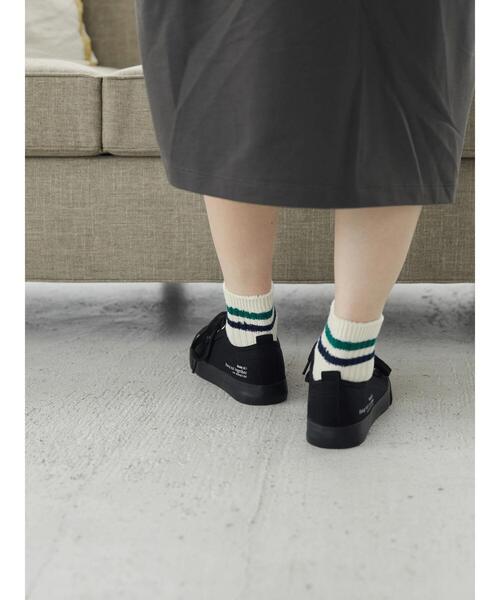 AMERICAN HOLIC（アメリカンホリック）の「キャンバスロゴスニーカー（スニーカー・レディース・ブラック/ベージュ/オフホワイト・S/M/L）」の22枚目の写真