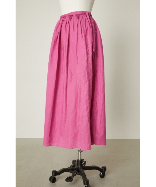 RIM.ARK（リムアーク）の「Wrap volume maxi SK（スカート・レディース・ピンク/ブラック・36/38）」の14枚目の写真