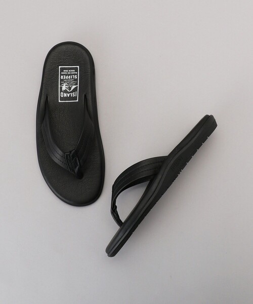 ISLAND SLIPPER（アイランドスリッパ）の「ISLAND SLIPPER/アイランドスリッパ レザートングサンダル PB202（サンダル・レディース・ブラック・6/5/7）」の8枚目の写真