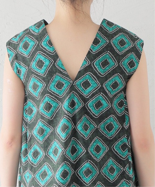 Spick & Span(スピックアンドスパン)の「アフリカンバティックサイドギャザードレス(ワンピース・レディース・マルチ・38/36)」の6枚目の写真