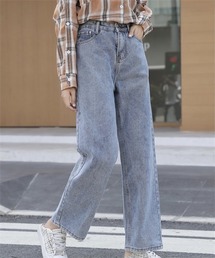 デニムワイドパンツ