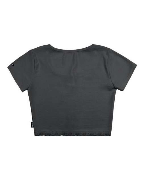 FANCY CLUB（ファンシークラブ）の「A'GEM/9 × .kom『 FANCY CLUB/ファンシークラブ』CUTIE-PIE CROP CARDIGAN/キューティーパイ カーディガン（カーディガン/ボレロ・レディース・ホワイト/ブラック/チャコールグレー・FREE）」の12枚目の写真