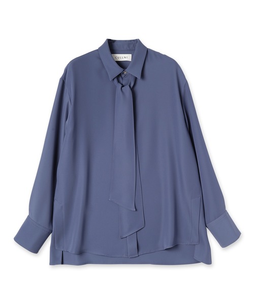 CULLNI(クルニ)の「22-AW-024 / Bow Tie Shirts(シャツ/ブラウス・メンズ・ブルー/ホワイト/ブラック/ミント/アッシュブラウン・0/2/1)」の15枚目の写真