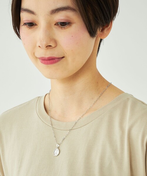 スネークチェーン＆コイン 3WAY ネックレス（ネックレス）｜green