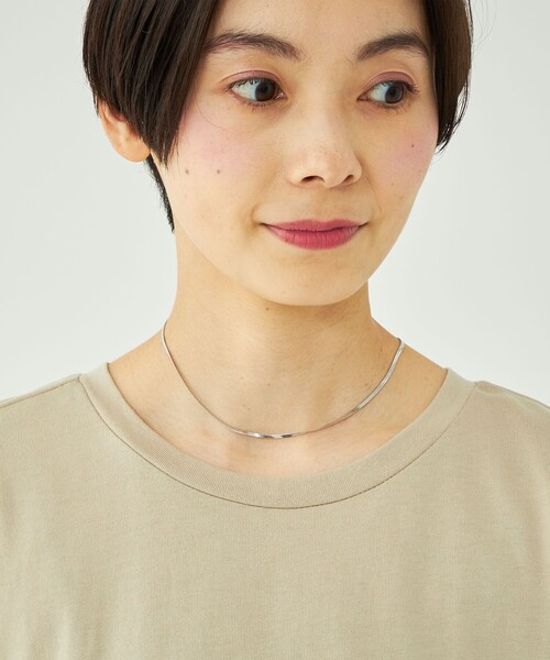 スネークチェーン＆コイン 3WAY ネックレス（ネックレス）｜green