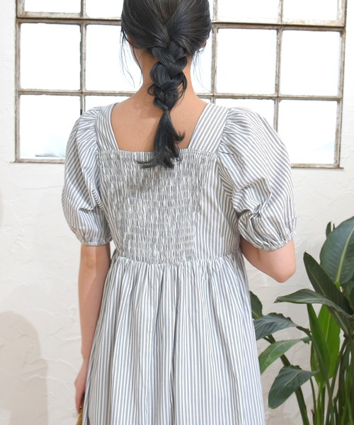 sango（sango）の「スクエアネックワンピース（ワンピース・レディース・ブラック系その他/グレー系その他/ピンク系その他・FREE）」の12枚目の写真