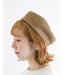 Samansa Mos2 | 【抗菌防臭】ブレードベレー帽(ハンチング/ベレー帽)