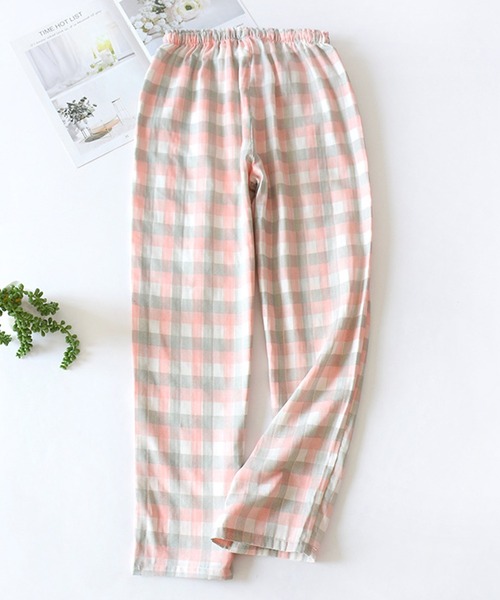 DAY CLOSET(デイ クローゼット)の「レディース パステルリラックスルームパンツ(その他パンツ・レディース・ピンク/グリーン・M/L/XL)」の1枚目の写真