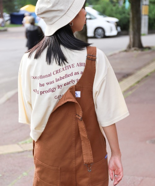 ZIP FIVE(ジップファイブ)の「【ZIP FIVE】韓国ヴィンテージ風 フロントバックロゴ 半袖Tシャツ(Tシャツ/カットソー・レディース・ホワイト系/ブラック系/ホワイト/グリーン/ネイビー/ホワイト系1/オートミール/ロイヤルブルー/ブラック・MEDIUM/LARGE)」の7枚目の写真