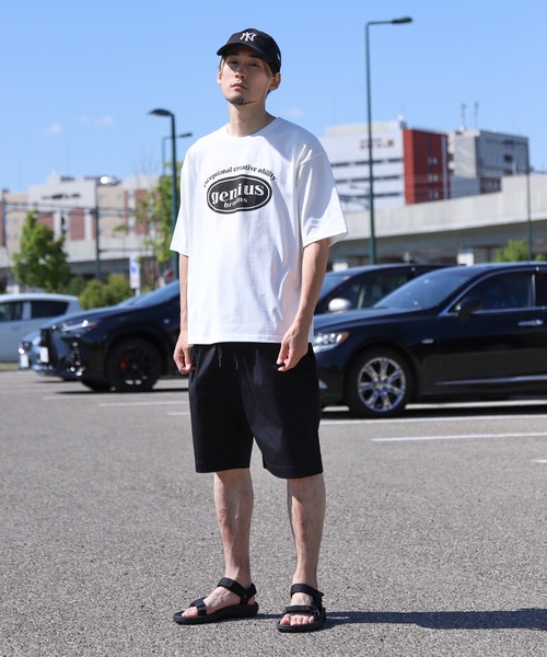 ZIP FIVE(ジップファイブ)の「【ZIP FIVE】韓国ヴィンテージ風 フロントバックロゴ 半袖Tシャツ(Tシャツ/カットソー・レディース・ホワイト系/ブラック系/ホワイト/グリーン/ネイビー/ホワイト系1/オートミール/ロイヤルブルー/ブラック・MEDIUM/LARGE)」の10枚目の写真