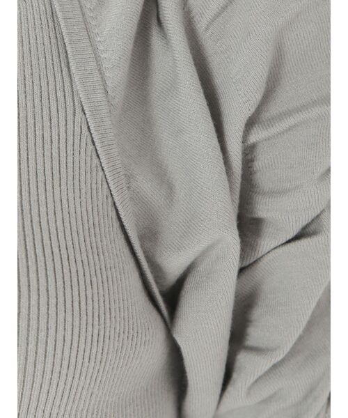 MERCURYDUO（マーキュリーデュオ）の「2WAYギャザリングパワショルリブニット（ニット/セーター・レディース・オフホワイト/ブラック/ミント/パープル・FREE）」の11枚目の写真