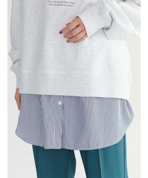 Green　Parks（グリーンパークス）の「つけ裾（その他ヘアアクセサリー・レディース・ストライプ/ホワイト・FREE）」の8枚目の写真